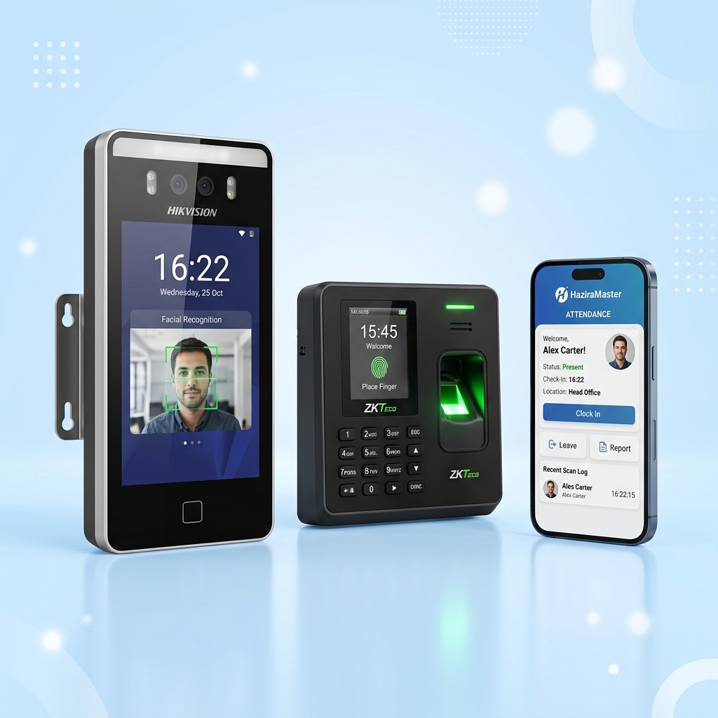 Hikvision ZKTeco Biometric Devices and Mobile App